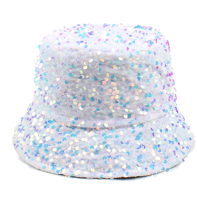 sequin/glitter/lace  bucket hat